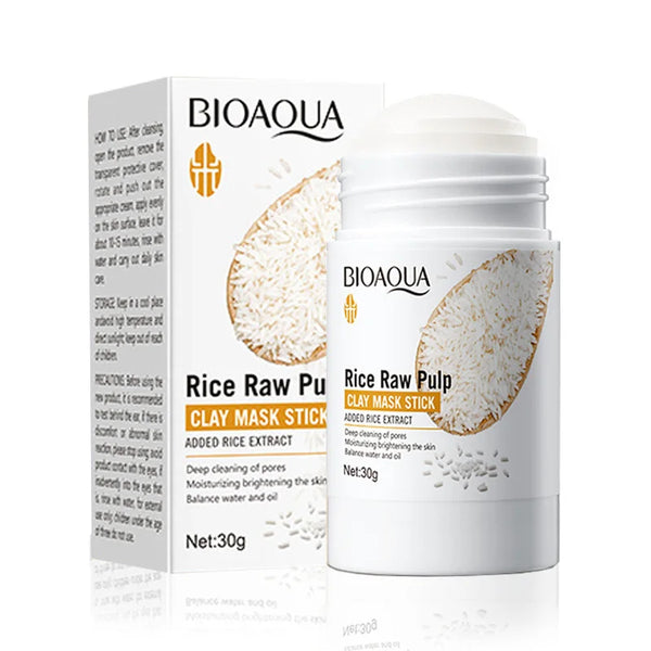 White Rice Face Mask - Natural Moisturizing Clay Mask