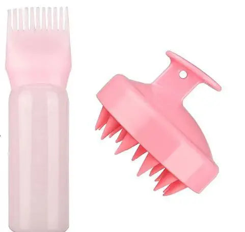 Hair Oil Dispenser & Scalp Massager