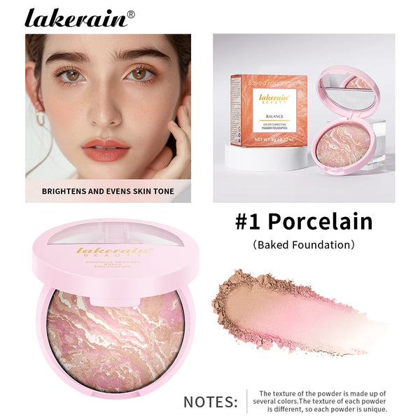 Matte Finish Foundation and Bronzer Compact